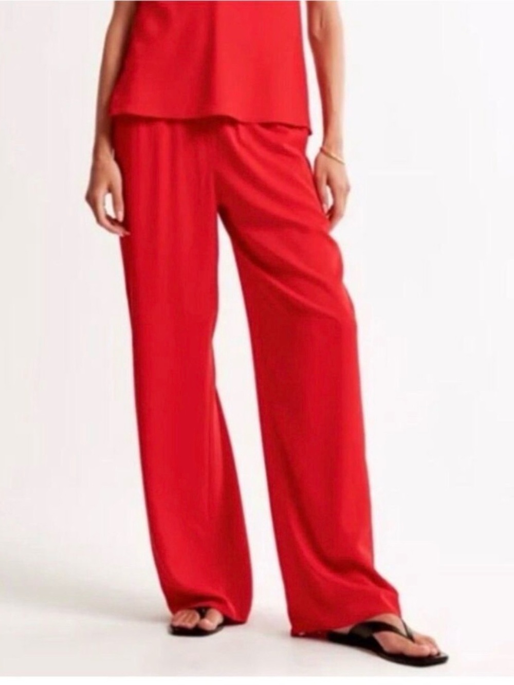 Abercrombie & Fitch | Drapey Wide Leg Pants (M)